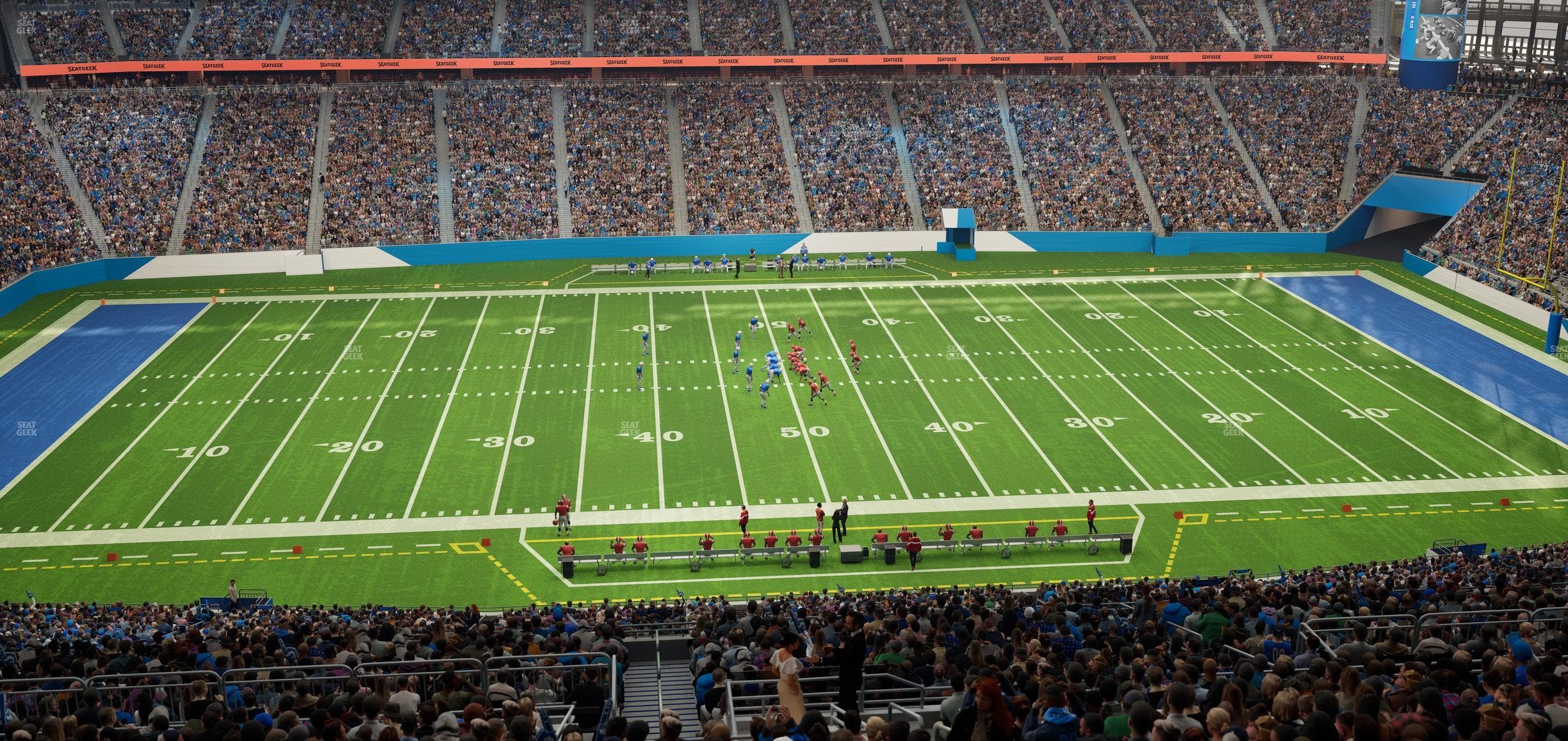 Ford Field - Section Gridiron Suite 6 Seat View