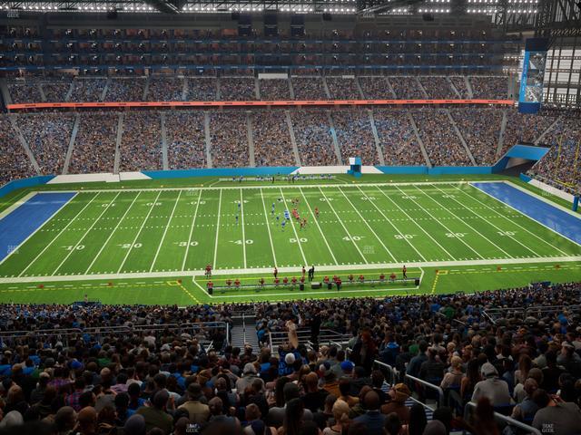 Ford Field - Section Gridiron Suite 6 Seat View