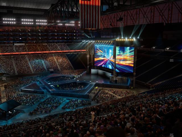 Ford Field - Section Gridiron Suite 7 Seat View