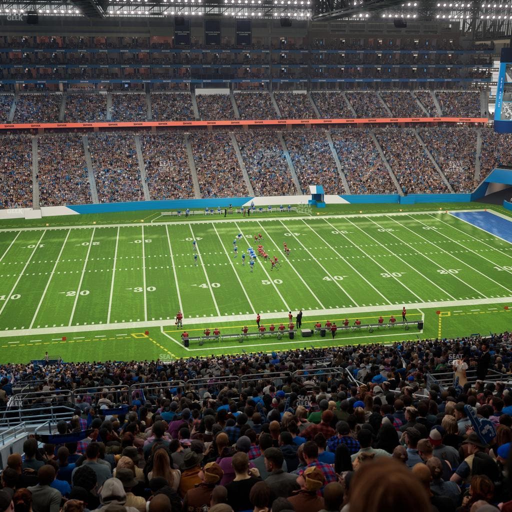 Ford Field - Section Gridiron Suite 7 Seat View