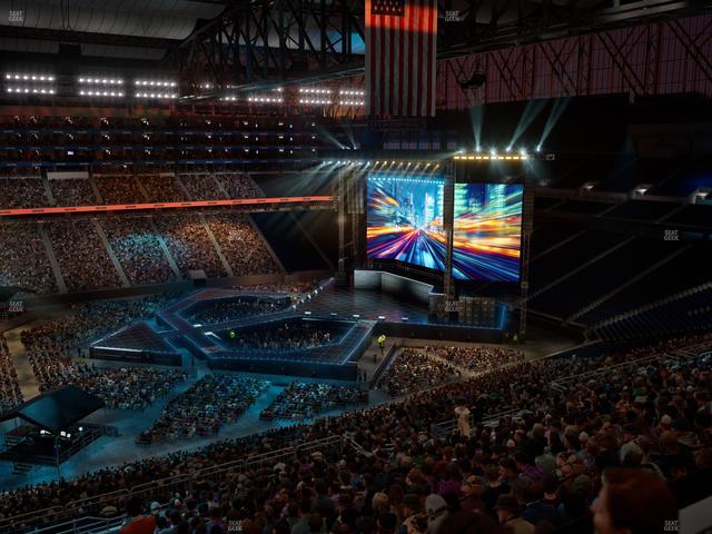 Ford Field - Section Gridiron Suite 8 Seat View