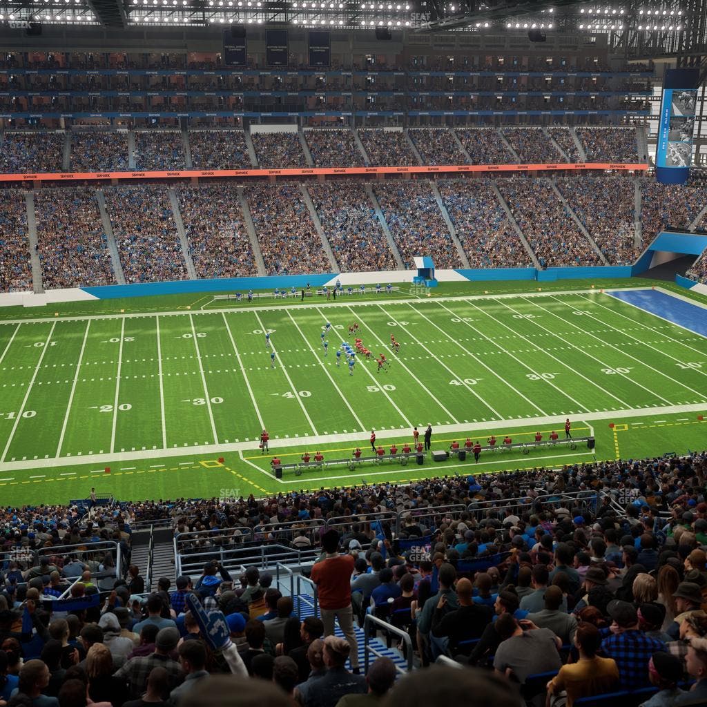 Ford Field - Section Gridiron Suite 8 Seat View