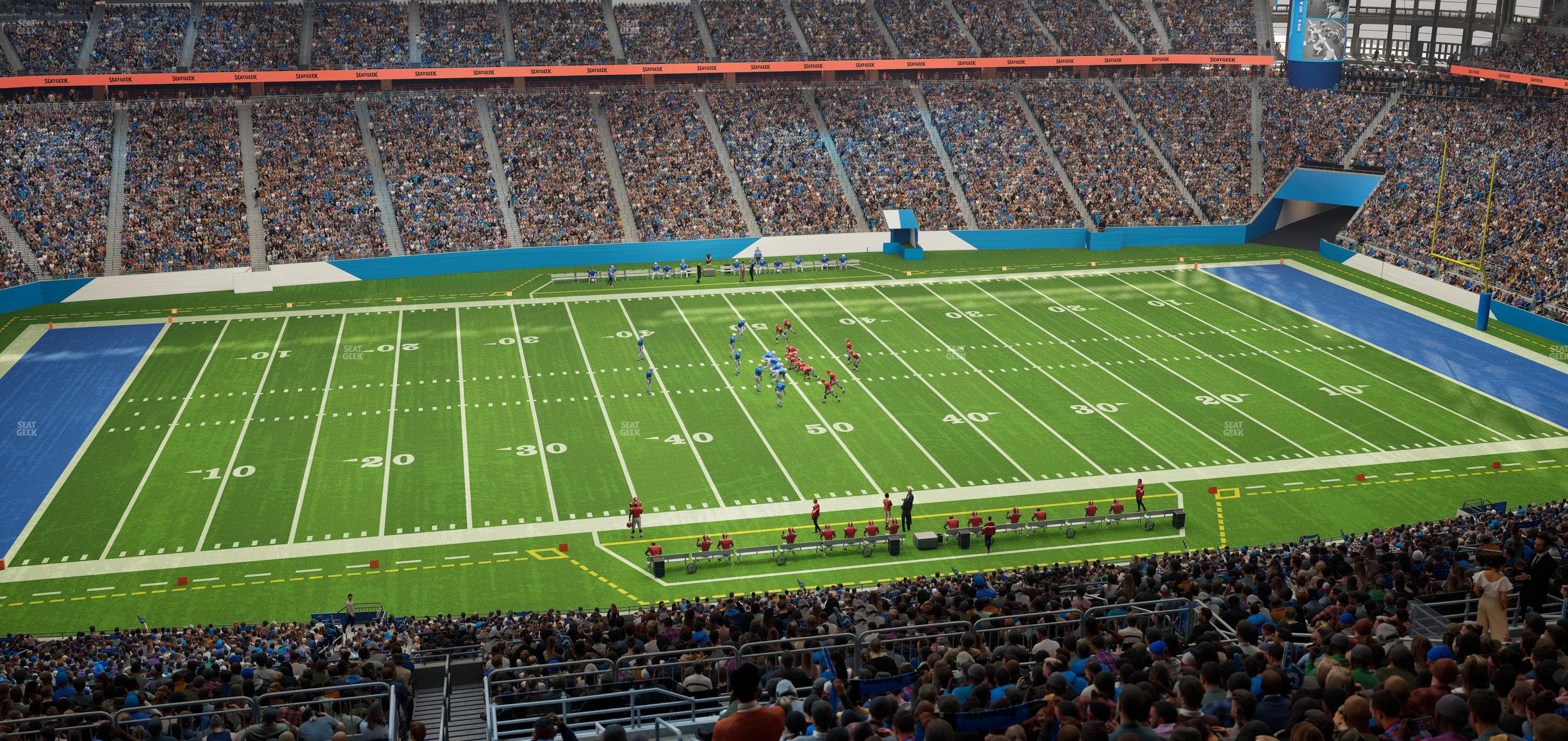 Ford Field - Section Gridiron Suite 8 Seat View