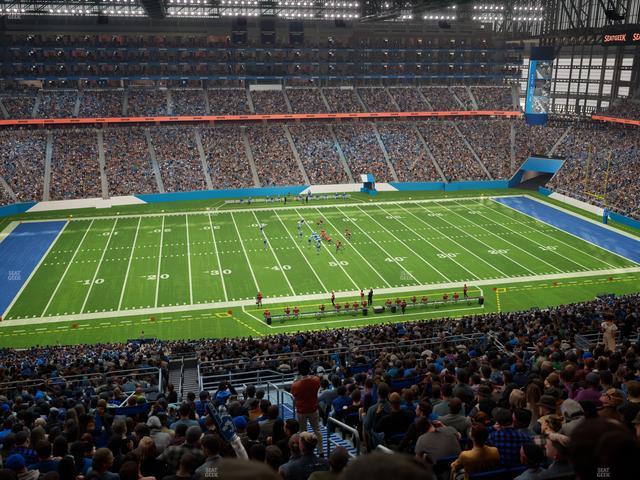 Ford Field - Section Gridiron Suite 8 Seat View