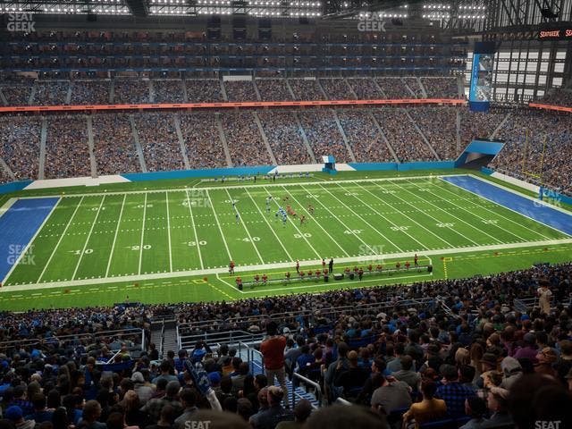 Ford Field - Section Gridiron Suite 8 Seat View