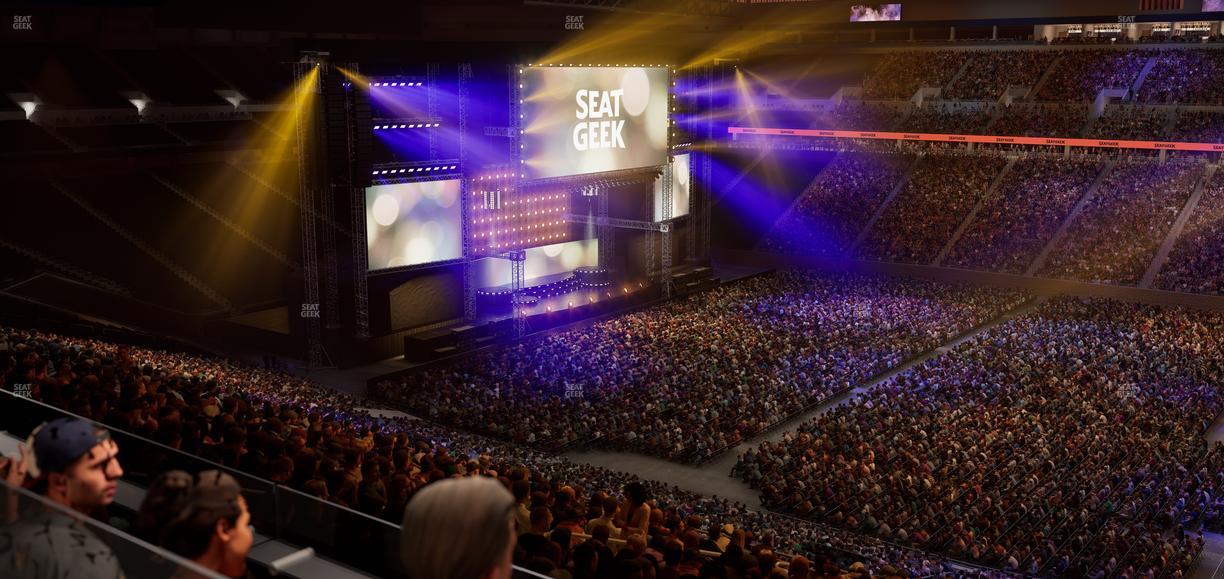 Ford Field - Section Loge Box 210 Seat View