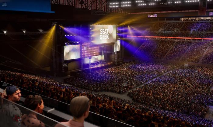 Ford Field - Section Loge Box 210 Seat View