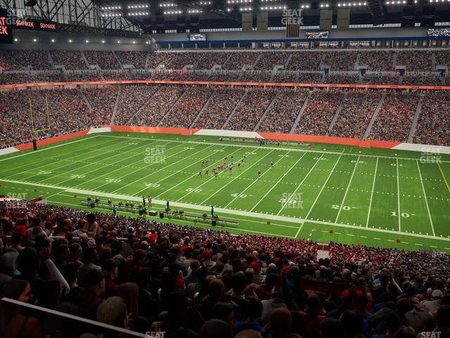 Ford Field - Section Loge Box 210 Seat View