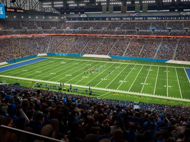 Ford Field - Section Loge Box 210 Seat View