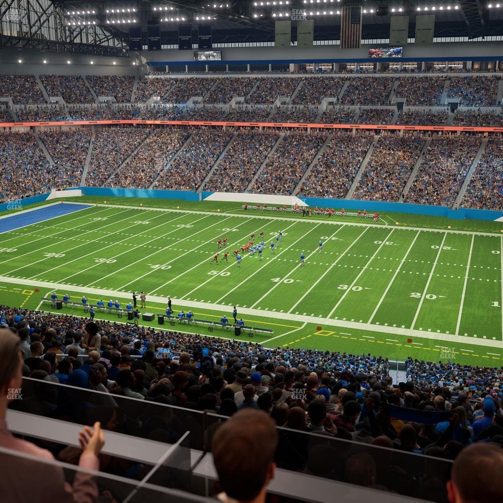 Ford Field - Section Loge Box 210 Seat View