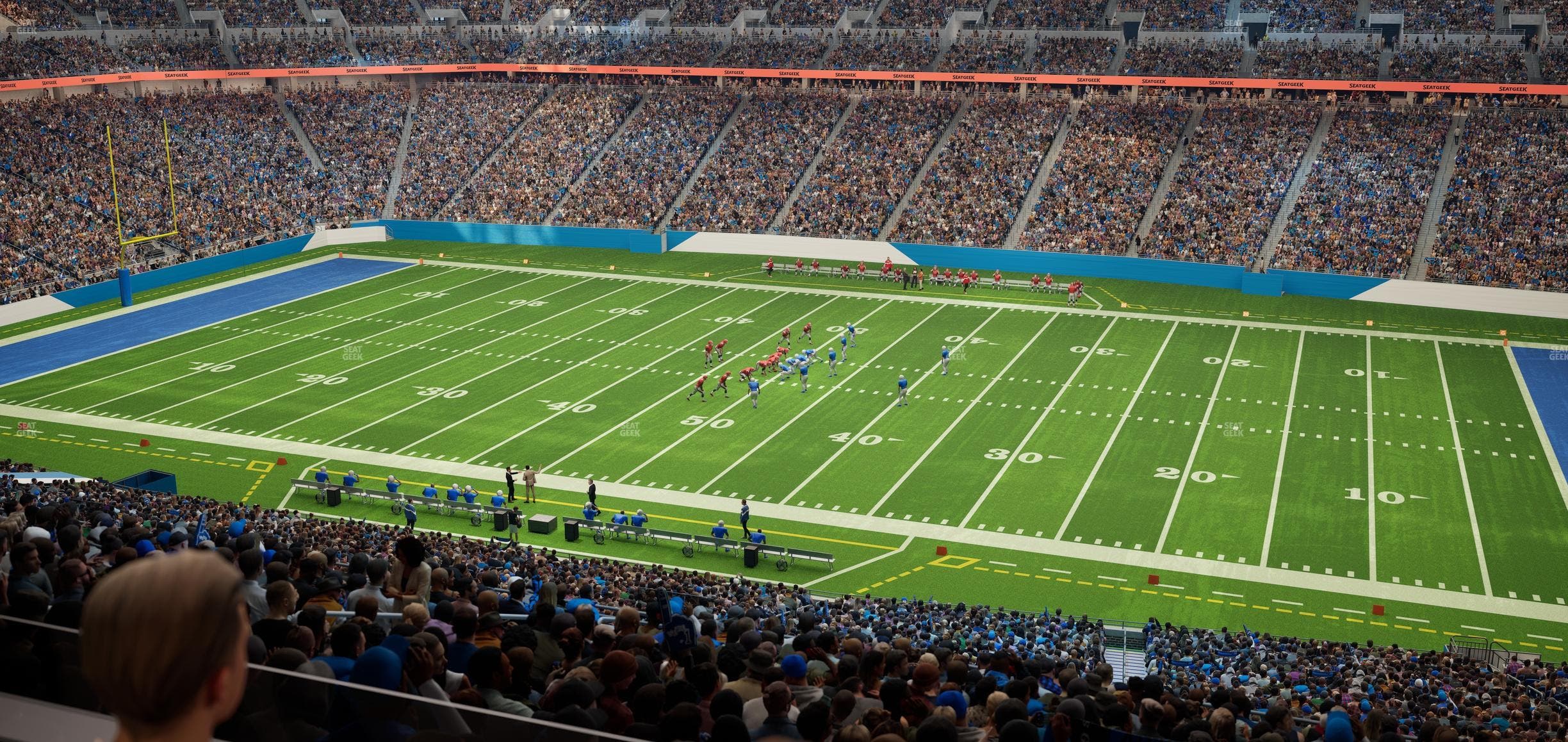 Ford Field - Section Loge Box 210 Seat View