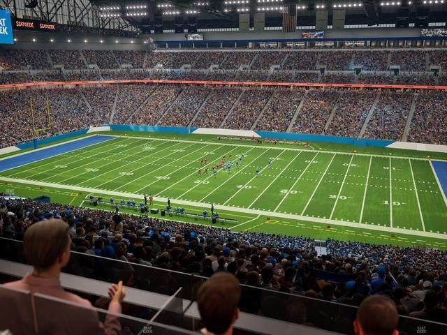 Ford Field - Section Loge Box 210 Seat View