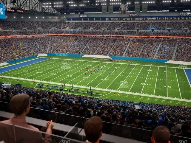 Ford Field - Section Loge Box 210 Seat View