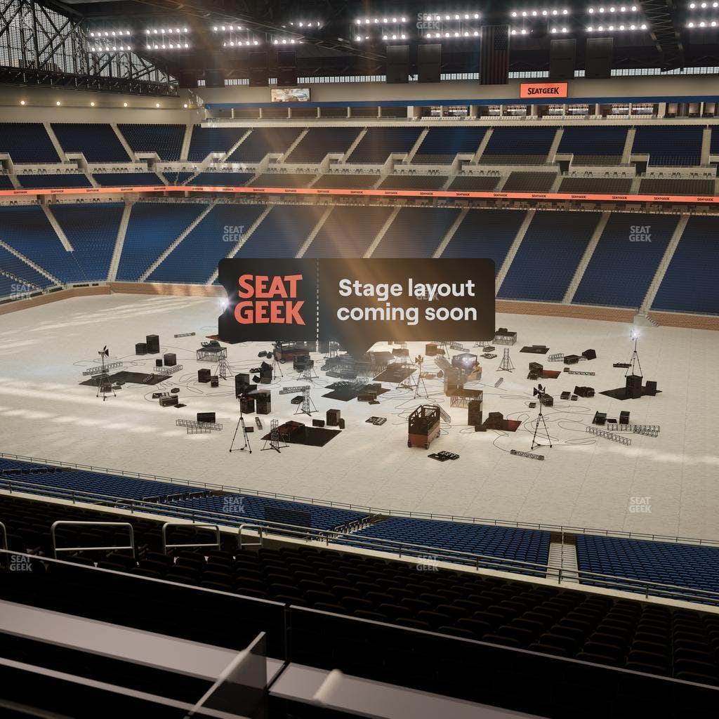 Ford Field - Section Loge Box 210 Seat View