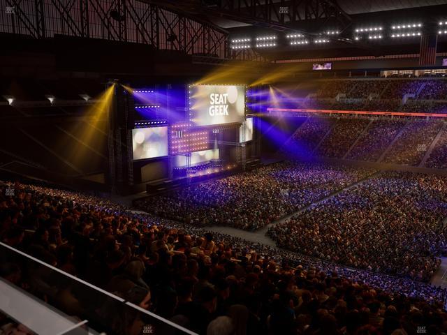 Ford Field - Section Loge Box 210 Seat View