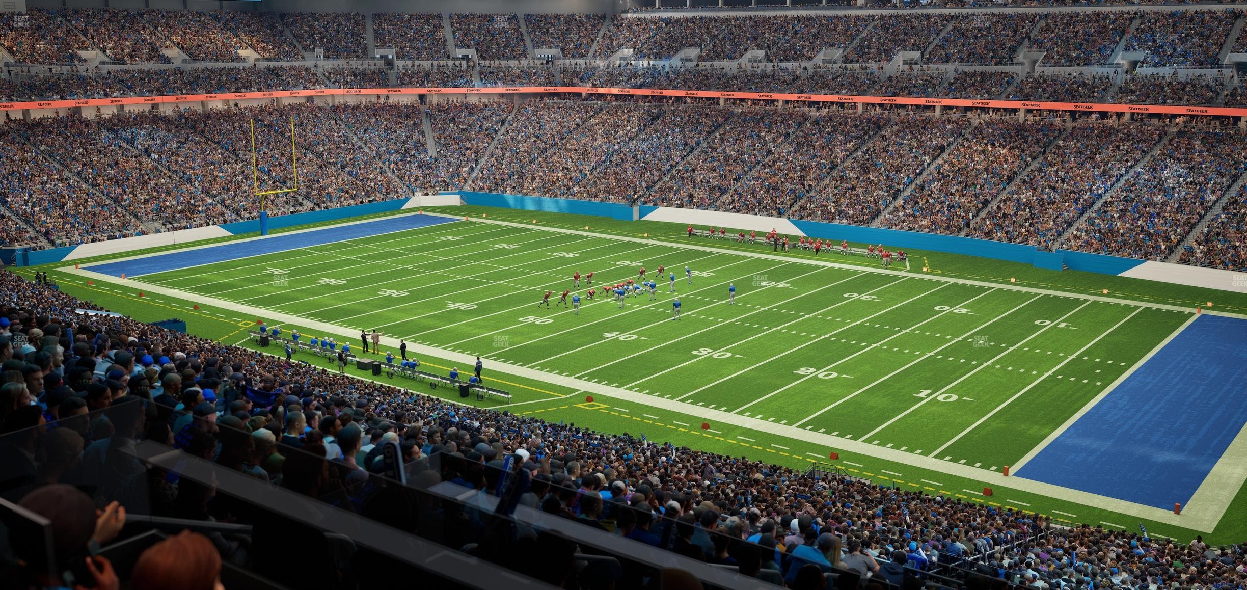 Ford Field - Section Loge Box 213 Seat View