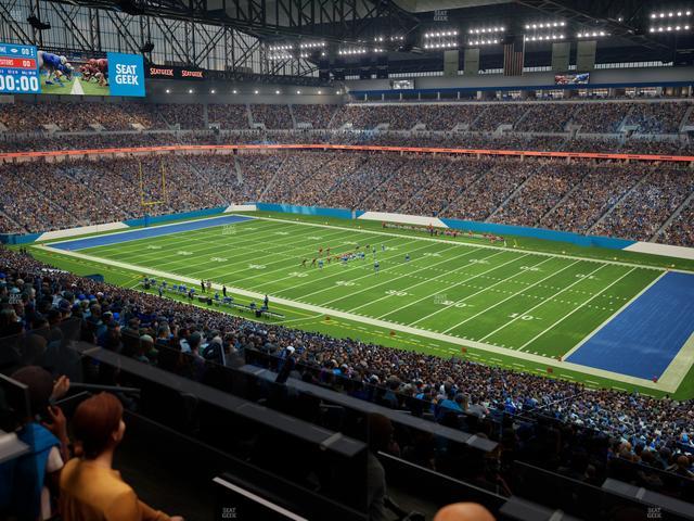 Ford Field - Section Loge Box 213 Seat View