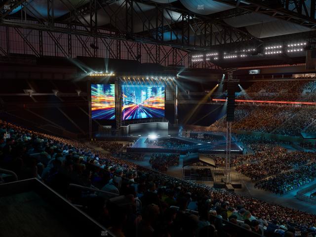 Ford Field - Section Loge Box 213 Seat View