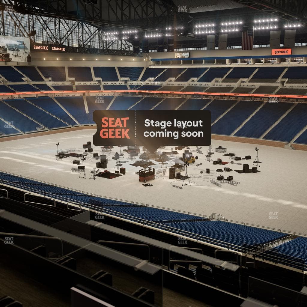 Ford Field - Section Loge Box 213 Seat View