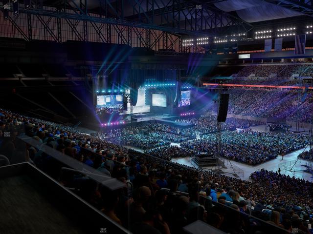 Ford Field - Section Loge Box 213 Seat View Ford Field - Section Loge Box 213 Seat View