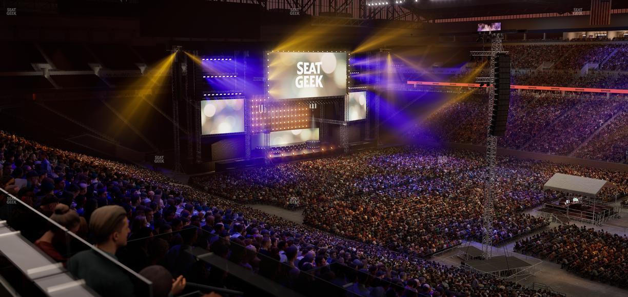 Ford Field - Section Loge Box 213 Seat View
