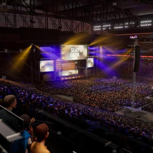 Ford Field - Section Loge Box 213 Seat View