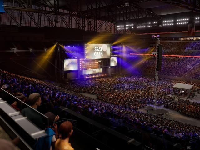 Ford Field - Section Loge Box 213 Seat View