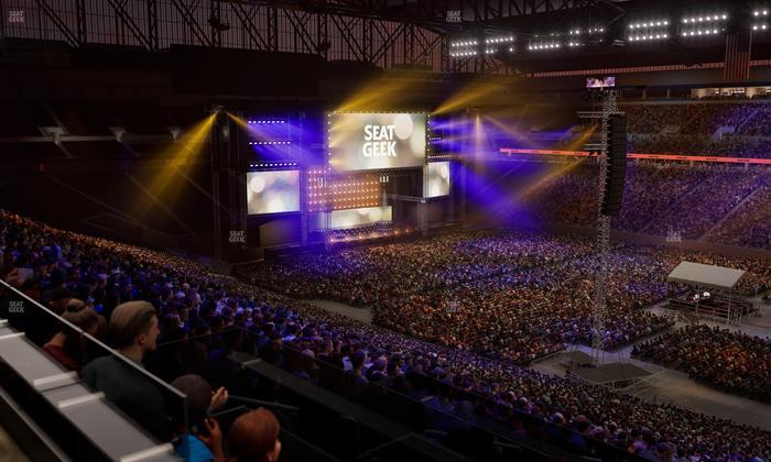 Ford Field - Section Loge Box 213 Seat View