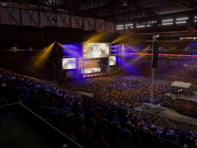 Ford Field - Section Loge Box 213 Seat View