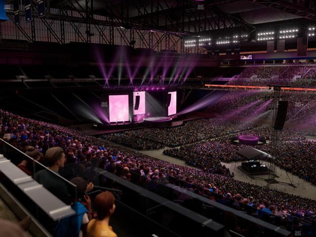 Ford Field - Section Loge Box 213 Seat View