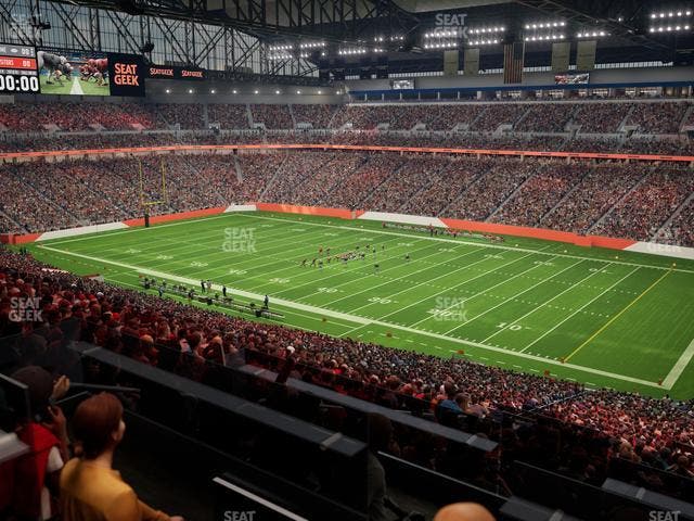 Ford Field - Section Loge Box 213 Seat View