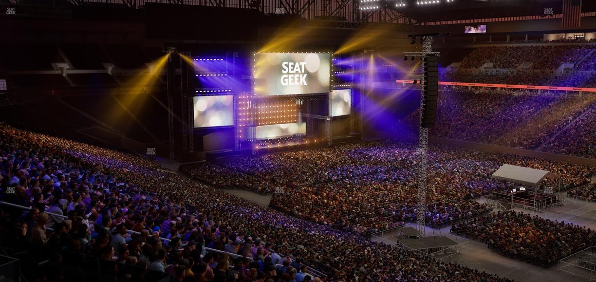 Ford Field - Section Loge Box 214 Seat View