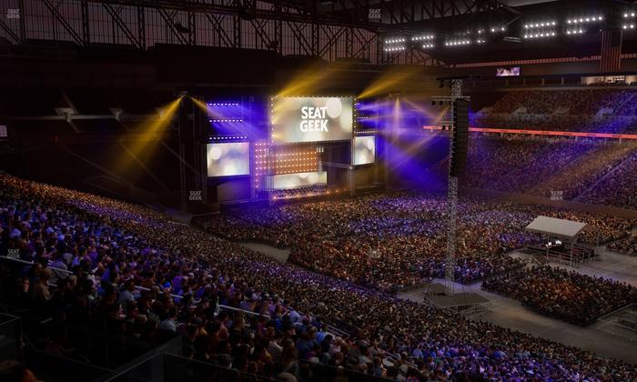 Ford Field - Section Loge Box 214 Seat View