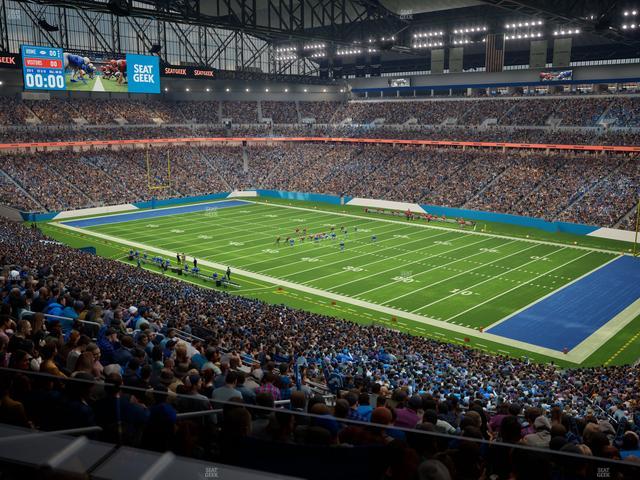 Ford Field - Section Loge Box 214 Seat View