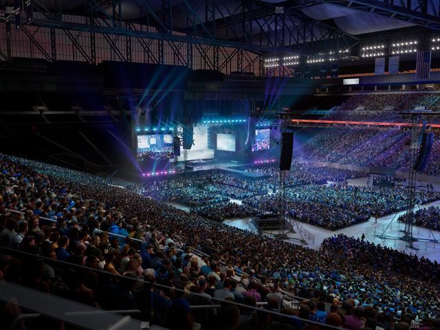 Ford Field - Section Loge Box 214 Seat View Ford Field - Section Loge Box 214 Seat View