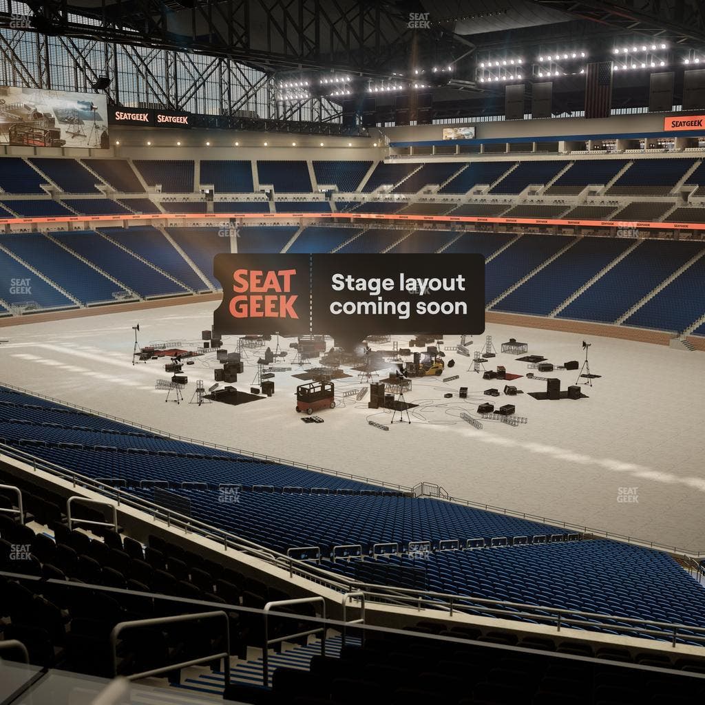 Ford Field - Section Loge Box 214 Seat View