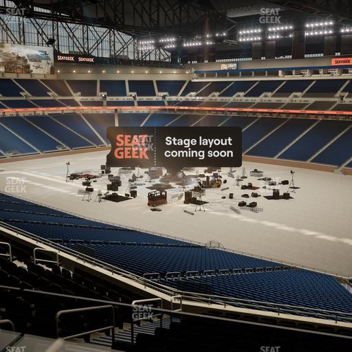 Ford Field - Section Loge Box 214 Seat View