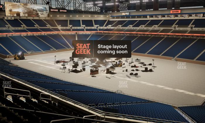 Ford Field - Section Loge Box 214 Seat View