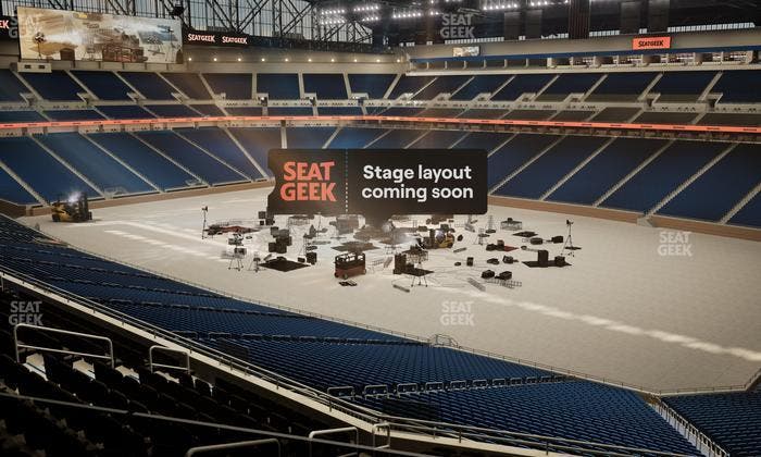 Ford Field - Section Loge Box 214 Seat View