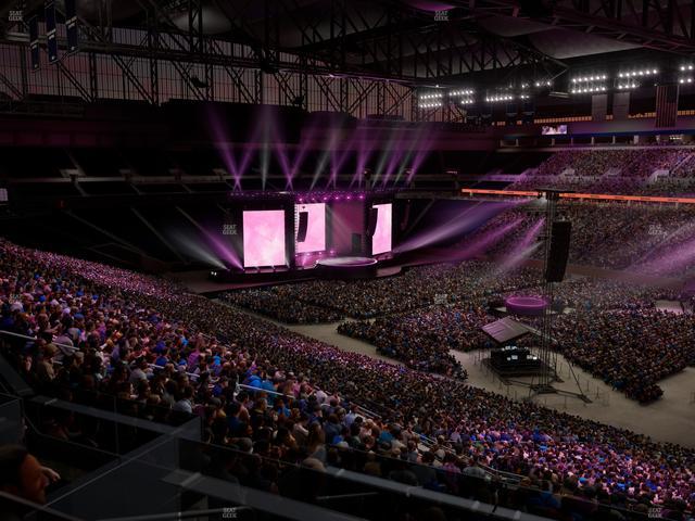 Ford Field - Section Loge Box 214 Seat View