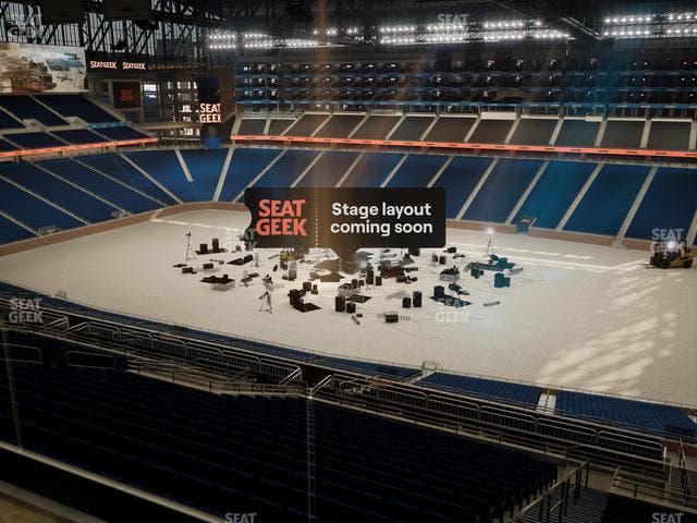 Ford Field - Section Miller Lite Taproom Seat View