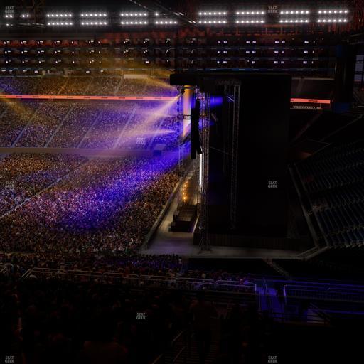 Ford Field - Section Miller Lite Taproom Seat View