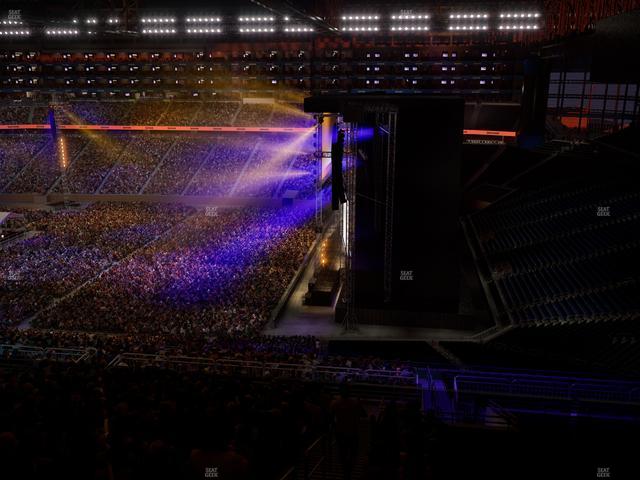 Ford Field - Section Miller Lite Taproom Seat View