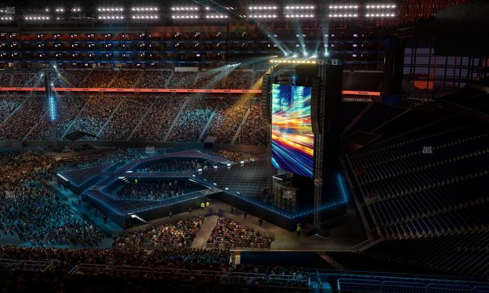 Ford Field - Section Miller Lite Taproom Seat View