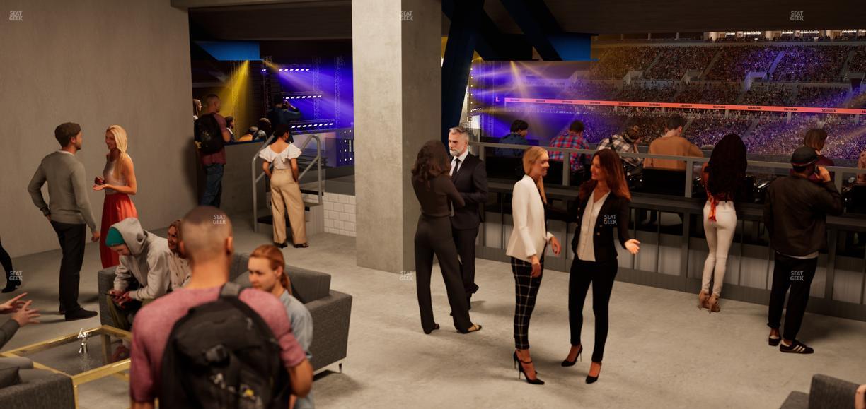 Ford Field - Section South Club Sro Seat View