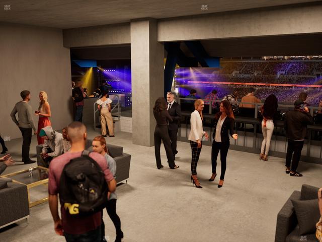 Ford Field - Section South Club Sro Seat View