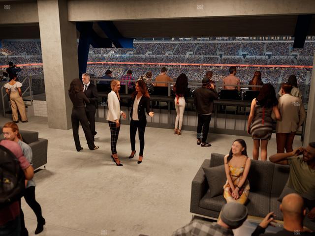 Ford Field - Section South Club Sro Seat View