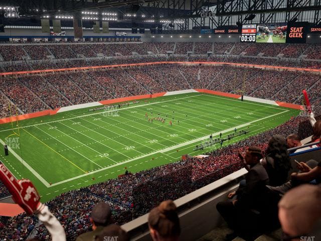 Ford Field - Section Suite 501 Seat View