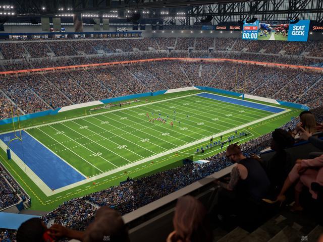 Ford Field - Section Suite 601 Seat View