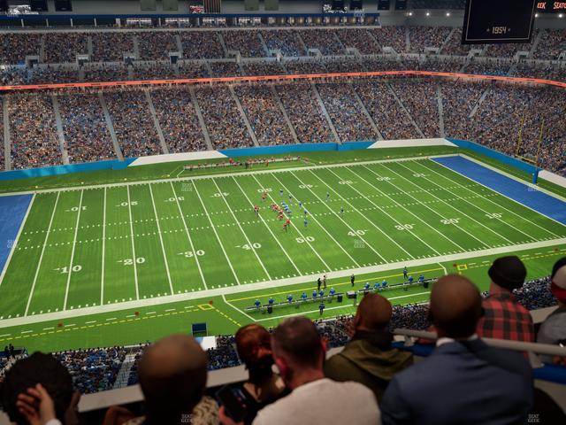 Ford Field - Section Suite 609 Seat View